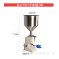 Paste Cream Liquid pneumatic Drink Mini Packing Machine